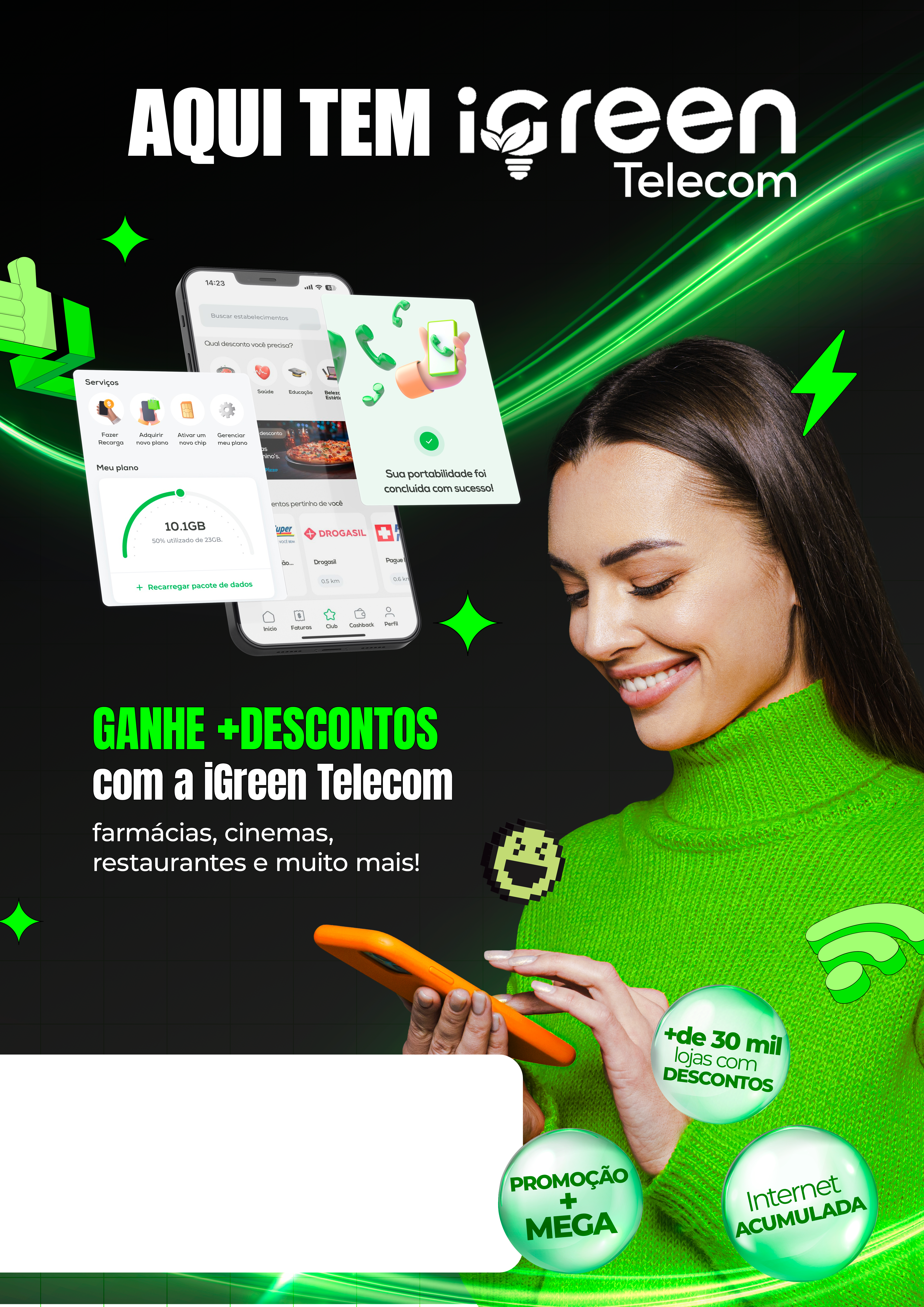 iGreen Telecom: Conheça os planos de telefonia móvel